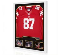 Football Shirt Frame Display Kit - Premium Deep Box Frame for Jersey Preservation, DIY-Friendly Assembly, Perfect for Home Decor & Sports Memorabilia - 60cm x 80cm White