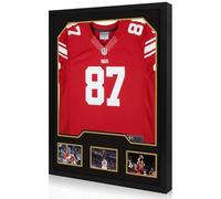 Football Shirt Frame Display Kit - Premium Deep Box Frame for Jersey Preservation, DIY-Friendly Assembly, Perfect for Home Decor & Sports Memorabilia - 60cm x 80cm Black