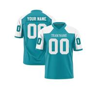 Football Shirts, Custom Jersey, American Football Jersey, Football Shirts Mens Jersey, Jersey Top Turquoise
