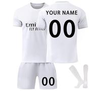 Football Shirts Soccer Jersey Personalised Name, Number, Team Name for Men Women Kids 24 25 Home Away DIY T-Shirt Sports Outfit Gift