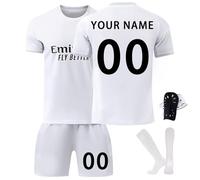 Football Shirts Soccer Jersey Personalised Name, Number, Team Name for Men Women Kids 24 25 Home Away DIY T-Shirt Sports Outfit Gift