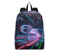 Football Shot Backpack Travel Bag for Men Women, Lightweight Casual Daypack School Bag for Students Teens