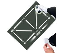 Football Skill Mat - Football Step Training Mat, Non-Slip Quiet Step Mat, Silent Ball Mastery Trainer Rubber 23.62 x 35.43 inches, for Football Training and Agility Exercises