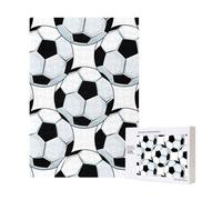 Football Soccer Balls Sports,300 Pieces Wooden Jigsaw Family Game Jigsaw Puzzles for Adults Teens