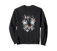 FOOTBALL SOCCER STRIKER SCORING THE PENALTY COMIC Sweatshirt