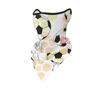 Football Soccer Watercolor Windproof Mask,Neck Gaiter Winter Motorcycle Face Cover
