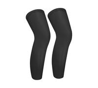 Football Sock Sleeves Football Leg Guards Men's Breathable Extended Fitness Running Knee Pads for Sports Games Beginner(Noir,M)