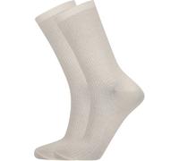 Football Socks Athlecia Fruscio (x2) Blanc 39/42