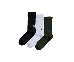 Football Socks Björn Borg Core Crew Polyamide (x3) Noir 36/40