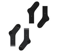 Football Socks Burlington Everyday Stripe (x2) Black 40/46