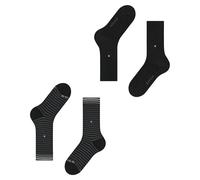 Football Socks Burlington Everyday Stripe (x2) Noir 40/46