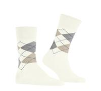Burlington Men's Manchester M So Cotton Patterned Socks 1 Pair, White Off-White 2049, 6.5-11