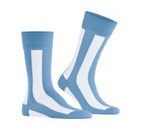 Football Socks Burlington Retro Lines Bleu 40/46