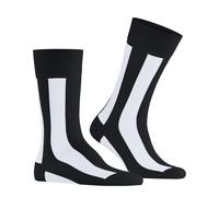 Football Socks Burlington Retro Lines Noir 40/46
