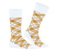 Football Socks Burlington Tartan Blanc 40/46
