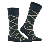 Football Socks Burlington Tartan Bleu 40/46
