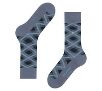 Football Socks Burlington Tartan Blue 40/46