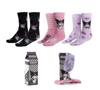 Football Socks Cerda Hello Kitty Kuromi (x3) Multicolore 36/43