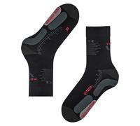 FALKE® RU True Motion Socks Black 44-45 (EU) for Ultimate Comfort During Running