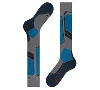 Falke Men's Skiing Socks Sk4 Advanced M Kh – Wool, Thin Warm – Grey Mid Melange 11-12.5 EU