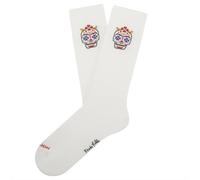 Football Socks Jimmy Lion Athletic Frida Calavera Blanc 36/40