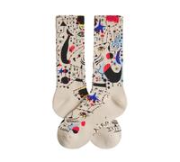 Football Socks Jimmy Lion Athletic Miro Ciphers and Constelations Beige 36/40