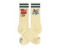Football Socks Jimmy Lion Athletic Tom and Jerry Heads Jaune 41/46