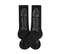 Football Socks Jimmy Lion Keith Haring Dancer Noir 36/40