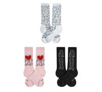 Football Socks Jimmy Lion Keith Haring (x3) Blanc 41/46