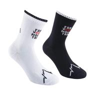 La Sportiva For Your Mountain Socks White Black - M