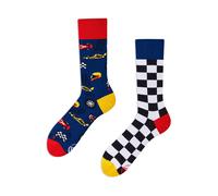 Football Socks Many Mornings Formula Racing Bleu 35/38