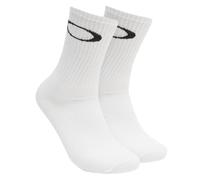Oakley Man Ellipse Crew Sock, White, Large