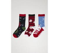Football Socks Urban Classics santa ho christmas (x3) Multicolore 35/38