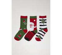 Football Socks Urban Classics stripe santa christmas (x3) Multicolore 35/38