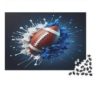 Football Splash Art 1000 Piece Jigsaw Puzzle Cognitive Development For Wall Decoration Cosy Night In Cardboard 38x26cm/1000pcs