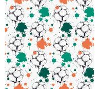 Football Splatter Self Adhesive Peel and Stick Removable Wallpaper Roll