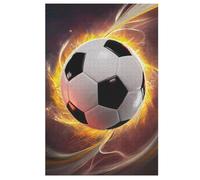 Football Sport Jigsaw Puzzles for Kids 1000 Pieces 3d Football Sport Wooden Puzzle Decompression Game for Adults Women Kids Girl Family Gathering Educational Game Toys （78×53cm）