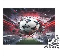 Football - Sports 1000 Piece Jigsaw Puzzles for Adults 1000 Piece Adult Puzzles Learning Educational Toys Family Games Christmas Birthday Gifts for Toddler Children Kids Boys Girls Jigsaw Puzzle 1000p