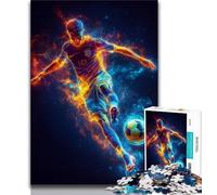 Football Sports 1000 Piece Jigsaw Puzzles for Adults & Teens,Educational Game Challenge Toy Wall Decoration Unique Birthday And Xmas Gifts (50x75cm)