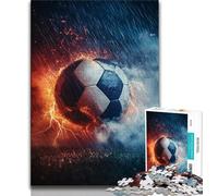 Football Sports Jigsaw Puzzles for Adults Teenagers Jigsaws Puzzle,Learning Educational Toys Family Games with Matching Poster And Trivia Sheet (38x26cm)