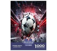 Football - Sports Jigsaw Puzzles Puzzle for Adults Kids. 1000 Pieces Whimsical Challenge Toy Educational Games Home Decoration for Educational Games Gifts 38x26cm/1000pcs