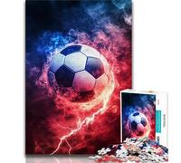 Football Sports JigsawPuzzle 1000 Pieces for Teenagers,Brain Teaser Game Wall Decoration Unique Birthday And Xmas Gifts (38x26cm)
