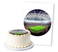 Football Stadium Crowd Game, 1 Icing Sheet 8" Round Cake Topper