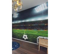 Football Stadium Green Wall Mural Origin Murals Green W300cm x H240cm