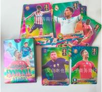 Football Star Cards 2026-55Pcs Colorful Foil Collectible Football Card for Fans and Collectors - Euro World Cup Soccer Present for Birthday Christmas