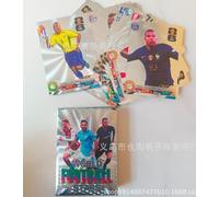 Football Star Cards 2026-55Pcs Silver Foil Collectible Football Card for Fans and Collectors - Euro World Cup Soccer Present for Birthday Christmas