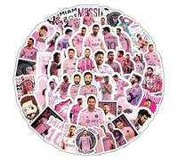 Football Star Stickers Messi Sticker Decals |50 Pcs| for Hydro Flasks Laptop Phone Case Computer Water Bottle