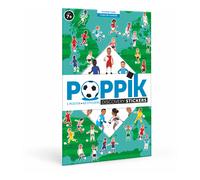 POPPIK Discovery Sticker Kit Football. for Ages 4 and Above - Fun, Educational Poster Kit for Kids, Multicoloured, one Size, DIS013