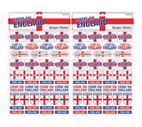 Football Stickers Over 85 Stickers England National Team Soccer Sticker Pack - 2 Large Sheets for Scrapbook, Crafts, Party Bag Fillers, Decorating for All Ages