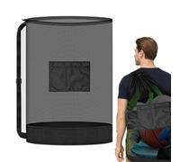 Football Storage Bag, Large Capacity Net Organiser for Basketball, Sports Accessories, Mesh Bag for Teenagers, Adults, Family
